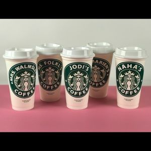 Starbucks Reusable Personalized Cups
